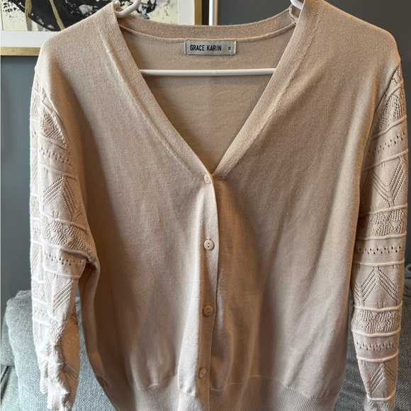 Grace Karin Women's Tan Sweater - Picture 1 of 4